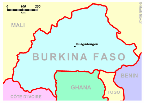 Burkina Faso maps